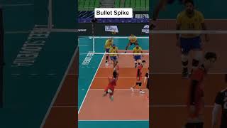 Nishida bullet spike volleyball [upl. by Vidda]