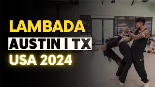 Iago Hassuike and Vanessa Meirelles  Lambada Demo  Austin  TX 2024 [upl. by Helmer419]