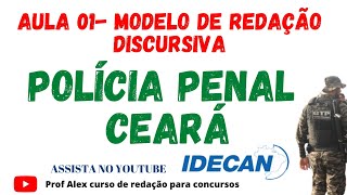 Polícia Penal CEARÁ PPCE  Redação IDECAN ppce idecan [upl. by Hildie]