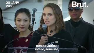 Le discours puissant de Natalie Portman à la Womens March [upl. by Musette514]