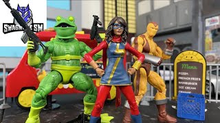 Ms Marvel vs Frogman vs Shocker Mass Shooting Anti Bullying Marvel Stop Motion Film [upl. by Ali495]