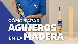 Cómo tapar agujeros en la madera [upl. by Anael]