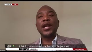 Chidimma Adetshinas mother fraud allegations BOSA leader Mmusi Maimane weighs in [upl. by Nelsen]