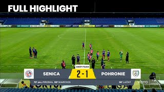 TERCIPTA 3 GOL FULL HIGHLIGHT FK SENICA VS POHRONIE [upl. by Esorbma411]