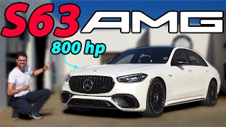 allnew MercedesAMG S63 REVIEW  the most powerful SClass ever [upl. by Naol]