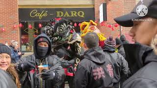 China New Year celebration in Chinatown Boston USA [upl. by Gearard]