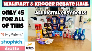 WALMART amp KROGER IBOTTA amp REBATE HAUL Amazing savings on pet food 😍and got some great products ❤️ [upl. by Martinelli839]