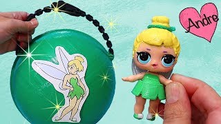 Bola LOL Surprise de TinkerBell con muñeca DIY de Campanita  Juguetes para niñas y niños [upl. by Anitnatsnok805]