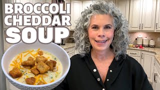 Easy Broccoli Cheese Soup Recipe  Low Carb PANERA Broccoli Cheddar Soup Copycat [upl. by Rusell]