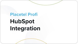 HubSpot – Placetel Integrationen [upl. by Leong]