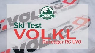 Ski test Völkl Racetiger RC Uvo season 201617 [upl. by Anaerdna]