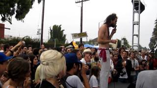 Edward Sharpe and The Magnetic Zeros quotOm Nashi Mequot Live Abbot Kinney Festival [upl. by Ainerbas]