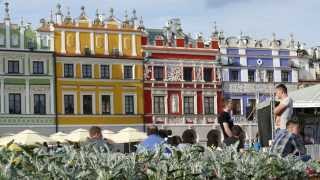 One day in Zamosc  4K Timelapse  Jeden dzień w Zamościu  spaceryzamojskiepl [upl. by Nylcsoj]