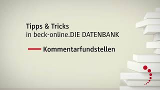 Tipps amp Tricks in beckonline Kommentarsuche [upl. by Attehcnoc]