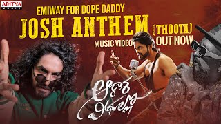 Josh Anthem Thoota Music Video  Emiway  Dope Daddy  Aakasa Veedhullo on Sep 2  Gautham Krishna [upl. by Kcin298]