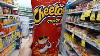 Cheetos CRUNCHY Extra Cheese  Eat Channel [upl. by Akiehsal260]