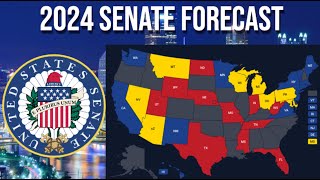 2024 Senate Map Prediction 10524 [upl. by Remington]