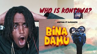 Kontawa Feat Harmonize Binadamu Official Audio REACTION [upl. by Alin]