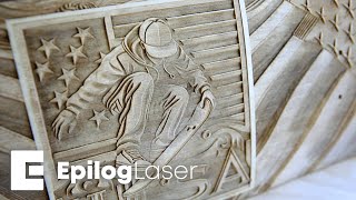 3D Laser Engraving  Wooden Skateboard [upl. by Inafetse]