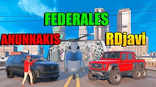 LOS ANUNNAKIS ATACAN A RDjavi Y A LOS FEDERALES GTA RP [upl. by Tay]