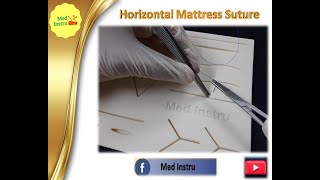 Horizontal Mattress Suture [upl. by Irami]