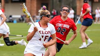 Stony Brook vs Elon  NCAA Womens Lacrosse  Full Game  32523 [upl. by Rehptosirhc]