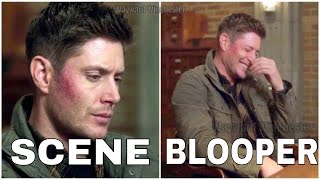 Supernatural Season 12 Gag Reel Bloopers VS Actual Scenes Supercut [upl. by Enerual917]