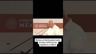 Rompe en llanto gobernador de Baja California Sur Agradece a AMLO [upl. by Aronel]