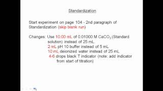 Exp 15  Volumetric Analysis Total Hardness of Water by EDTA [upl. by Aleakim]