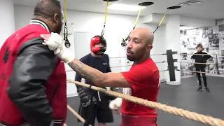 Tyson Cave amp Kirk Johnson at the Queensberry Rules Boxing Studio Downtown Dartmouth [upl. by Whitcher]