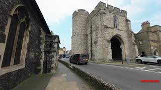 CANTERBURY Kent UK  Canterbury City Centre  4K Walking Tour 2024  The Traveller Singh [upl. by Yruama988]