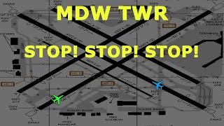 REAL ATC Delta and Southwest VERY CLOSE CALL on takeoff [upl. by Harrietta]