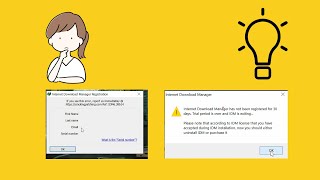 FIXED Popup issue Internet Download Manager has not been registered for 30 days [upl. by Mumford]
