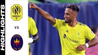 HIGHLIGHTS Nashville SC vs Chicago Fire FC  July 17 2021 [upl. by Kamila]