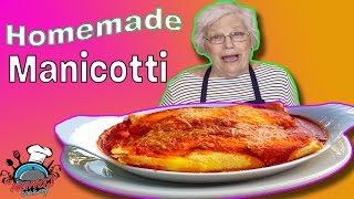 How to Make Manicotti  Nanas Cookery 4k [upl. by Christis]