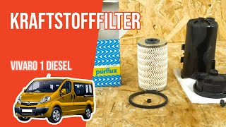 Wie Vivaro 1 19 CDTI Kraftstofffilter wechseln ⛽ [upl. by Mccandless]