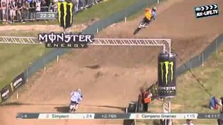 Billy MacKenzie crash at the UK MXGP ENGLISHSCOTTISH VERSION [upl. by Konikow]