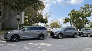 2024 Lexus TX 350 vs Infiniti QX60 Third Row amp Cargo Room Comparison [upl. by Recnal]