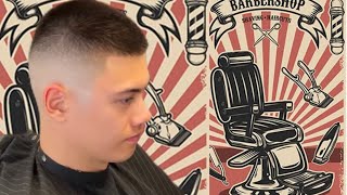 Buzz cut fade transformation 🔥😍army haircut tutorial 💈örebro sverige [upl. by Seditsira249]