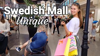 Walking Though A Busy Mall in Helsingborg City Sweden🇸🇪 So Many Brands I Have Never Seen [upl. by Aray]