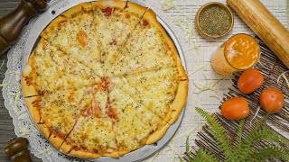 Classic CHEESE PIZZA  SBARRO COPYCAT  Recipesnet [upl. by Nomolas]