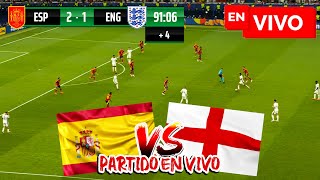 🔴 ESPAÑA VS INGLATERRA PARTIDO DE HOY EN VIVO  FINAL UEFA EUROCOPA 2024 SPAIN VS ENGLAND LIVE MATCH [upl. by Wymore]