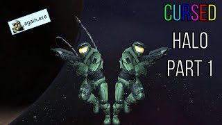 Cursed Halo Again Coop Part 1  Its all CURSED [upl. by Eimrej]