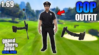 UPDATED HOW TO GET COP OUTFIT amp BELT IN GTA 5 ONLINE 169 NO TRANSFER [upl. by Nomzaj]