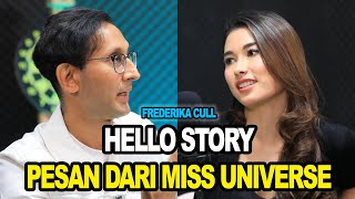 Hello Story  Pesan Frederika Cull Miss Universe Indonesia Untuk Wanita Indonesia [upl. by Akciret]