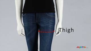 How To Measure Yourself  Womens Bottomwear Eng [upl. by Eanyl]