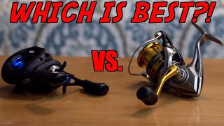 SPINNING vs BAITCASTING Reels  DON’T Choose the Wrong One [upl. by Suanne]