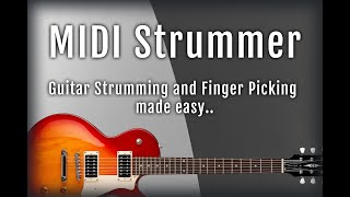 MIDI Strummer AUv3 Plugin for iPad [upl. by Enelez]