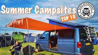 Our Top 10 Picks for Summer Vanlife Campsites in the UK [upl. by Yhtrod]