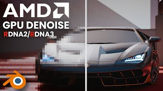 How to Enable AMD GPU Denoise  Blender 41 [upl. by Glasgo907]